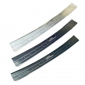 Stainless Steel Outer Rear Bumper Guard Sill Plate Protector For Toyota Land Cruiser Prado J250 LC250 2024 2025