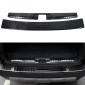 Only Fit For Hybrid!!!2PCS Stainless Steel Outer&Inner Rear Bumper Guard Sill Plate Protector For Toyota Land Cruiser Prado J250 LC250 2024 2025