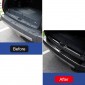 Only Fit For Hybrid!!!2PCS Stainless Steel Outer&Inner Rear Bumper Guard Sill Plate Protector For Toyota Land Cruiser Prado J250 LC250 2024 2025