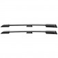 Black Aluminum Side Bars Rails Roof Rack Luggage Carrier For Toyota Land Cruiser Prado J250 LC250 2024 2025