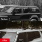 Black Aluminum Side Bars Rails Roof Rack Luggage Carrier For Toyota Land Cruiser Prado J250 LC250 2024 2025