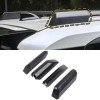 4PCS Black Style Roof Rack Rail End Cover Shell Replacement For Toyota Land Cruiser Prado J250 LC250 2024 2025