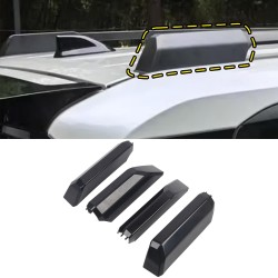4PCS Black Style Roof Rack Rail End Cover Shell Replacement For Toyota Land Cruiser Prado J250 LC250 2024 2025