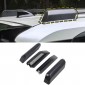 4PCS Black Style Roof Rack Rail End Cover Shell Replacement For Toyota Land Cruiser Prado J250 LC250 2024 2025