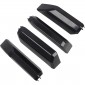 4PCS Black Style Roof Rack Rail End Cover Shell Replacement For Toyota Land Cruiser Prado J250 LC250 2024 2025