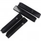 4PCS Black Style Roof Rack Rail End Cover Shell Replacement For Toyota Land Cruiser Prado J250 LC250 2024 2025