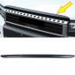 Matte Black Front Hood Bonnet Grille Overlay Molding Trim Toyota Land Cruiser Prado J250 LC250 2024 2025