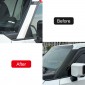 2PCS Car Exterior Accessories Front A-Pillar Moldings Cover Trim For Toyota Land Cruiser Prado J250 LC250 2024 2025