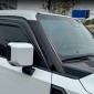 2PCS Car Exterior Accessories Front A-Pillar Moldings Cover Trim For Toyota Land Cruiser Prado J250 LC250 2024 2025