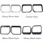 Rearview Side Door Mirror Overlays Cover Frame Decor For Toyota Land Cruiser Prado J250 LC250 2024 2025