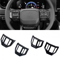 Interior ABS Steering Wheel Button Cover Trim For Toyota Land Cruiser Prado J250 LC250 2024 2025