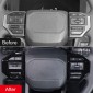 Interior ABS Steering Wheel Button Cover Trim For Toyota Land Cruiser Prado J250 LC250 2024 2025