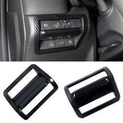 1PCS Head Light Switch Button Cover Trim For Toyota Land Cruiser Prado J250 LC250 2024 2025