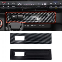 Car Console Cigarette Lighter Panel Decorative Cover Trim For Toyota Land Cruiser Prado J250 LC250 2024 2025 Left-Hand Drive