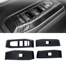 4PCS Inner Door Armrest Window Lift Cover Trim For Toyota Land Cruiser Prado J250 LC250 2024 2025 Left-Hand Drive