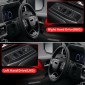Not suitable for the North American version!!!4PCS Inner Door Armrest Window Lift Cover Trim For Toyota Land Cruiser Prado J250 LC250 2024 2025 