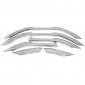 6PCS Front & Rear Wheels Fender Flares Protector Molding Trim For Toyota Land Cruiser Prado J250 LC250 2024 2025