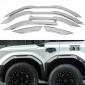 6PCS Front & Rear Wheels Fender Flares Protector Molding Trim For Toyota Land Cruiser Prado J250 LC250 2024 2025