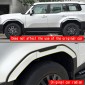 8PCS Front & Rear Wheels Fender Flares Protector Molding Trim For Toyota Land Cruiser Prado J250 LC250 2024 2025