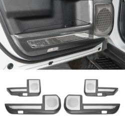 4PCS Carbon Style Car Inner Door Anti-Kick Panel Cover Toyota Land Cruiser Prado J250 LC250 2024 2025