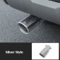 1PCS Stainless Steel Exhaust Muffler Tip Pipe Cover For Toyota Land Cruiser Prado J250 LC250 2024 2025