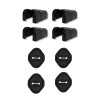 4PCS Door Lock Cover For Toyota Land Cruiser Prado J250 LC250 2024 2025/ Lexus GX 550 2024 2025