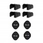 4PCS Door Lock Cover For Toyota Land Cruiser Prado J250 LC250 2024 2025/ Lexus GX 550 2024 2025