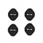 4PCS Door Lock Cover For Toyota Land Cruiser Prado J250 LC250 2024 2025/ Lexus GX 550 2024 2025