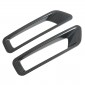 2PCS Carbon Style Front Fog Light Lamp Overlay Cover Trim For Nissan Frontier 2022-2025