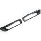 2PCS Carbon Style Front Fog Light Lamp Overlay Cover Trim For Nissan Frontier 2022-2025