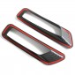 2PCS Carbon Style Front Fog Light Lamp Overlay Cover Trim For Nissan Frontier 2022-2025
