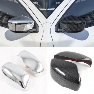 2PCS Rearview Side Mirror Cover Trim For Nissan Frontier 2022-2025 / Navara 2015-2022