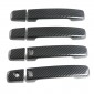 8PCS Carbon Style Door Handle Cover Trim For For Nissan Frontier 2022-2025