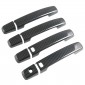 8PCS Carbon Style Door Handle Cover Trim For For Nissan Frontier 2022-2025