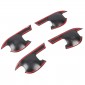 4PCS Car Side Door Handle Bowl Cover Trim For Nissan Frontier 2022-2025