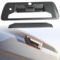 2PCS Carbon Style Tailgate Rear Door Handle Cover Trim For Nissan Frontier 2022-2025