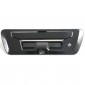 2PCS Carbon Style Tailgate Rear Door Handle Cover Trim For Nissan Frontier 2022-2025