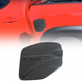 Carbon Style Gas Fuel Tank Cap Overlay Cover Trim For Nissan Frontier 2022-2025