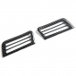 2PCS Carbon Style Upper A/C Vent Overlay Cover Trim For Nissan Frontier 2022-2025