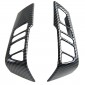 Carbon Style Interior ABS Steering Wheel Decor Cover Trim For Nissan Frontier 2022-2025