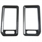 2PCS Carbon Style Side A/C Vent Overlay Cover Trim For Nissan Frontier 2022-2024