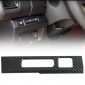 Carbon Style Center Console Head Light Button Switch Overlay Cover Trim For Nissan Frontier 2022-2025