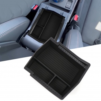 Black Style Center Console Armrest Glove Storage Box For Subaru Forester 2025 2026