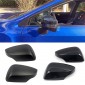 Real Carbon Car Side Rearview Mirror Decorative Cover 2pcs For Subaru WRX STi 2014-2021