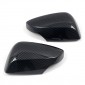 Real Carbon Car Side Rearview Mirror Decorative Cover 2pcs For Subaru WRX STi 2014-2021