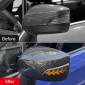 Real Carbon Car Side Rearview Mirror Decorative Cover 2pcs For Subaru WRX STi 2014-2021