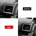 Real Carbon Dashboard Console Side A/C Air Vent Cover Trim 2pcs For Subaru WRX STi 2014-2021
