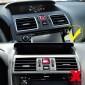 Real Carbon Central Console Air Outlet Vent Trim For Subaru WRX STi 2014-2021