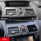 Real Carbon Central Console Air Outlet Vent Trim For Subaru WRX STi 2014-2021