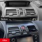 Real Carbon Central Console Air Outlet Vent Trim For Subaru WRX STi 2014-2021